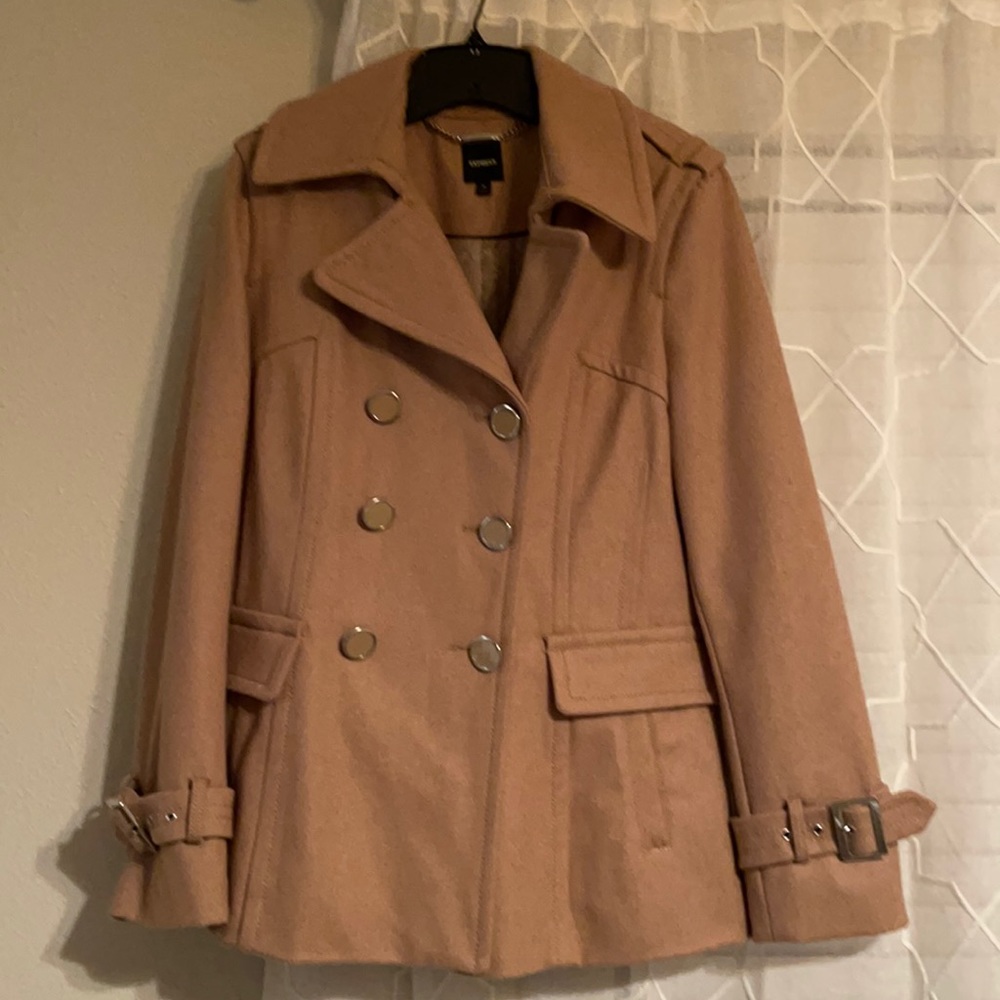 Express Tan Wool Jacket
